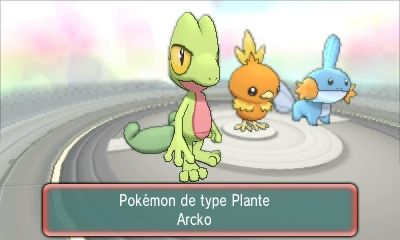 Le Pokémon Starter Arcko