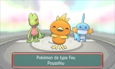 Le Pokémon Starter Poussifeu