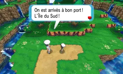 Arrivée à l'Île du Sud