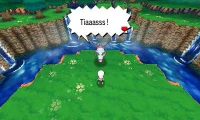 Latias à l'Île du Sud sur Rubis Oméga