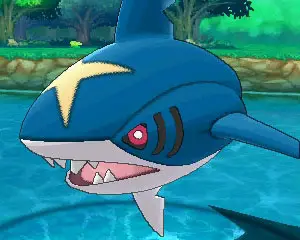 Sharpedo sur Rubis Omega Saphir Alpha