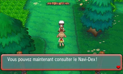 Récupération du Navi-Dex