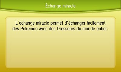 Échange Miracle