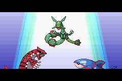 Rayquaza maîtrise Groudon et Kyogre.