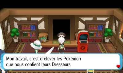 La fillette de la Pension de l'Atoll de Combat vous explique son travail.