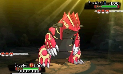 Primo-Groudon en Combat