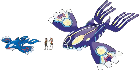 La Taille de Primo-Kyogre