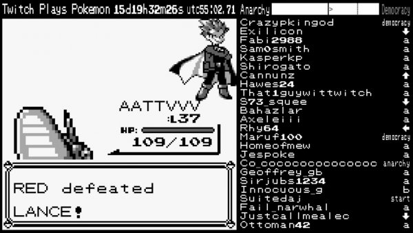 TwitchPlaysPokémon bat Peter.