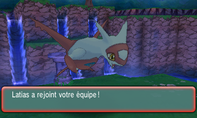 Latias rejoint votre équipe !