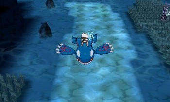 Plongee à dos de Kyogre