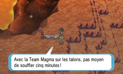 La Team Magma sur Pokémon Saphir Alpha