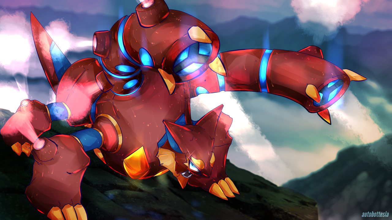 Artwork de Volcanion par Autobottesla