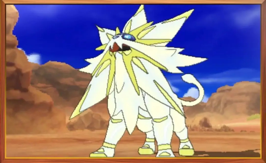 Solgaleo en Phase Soleil Levant avant de lancer Choc Météore