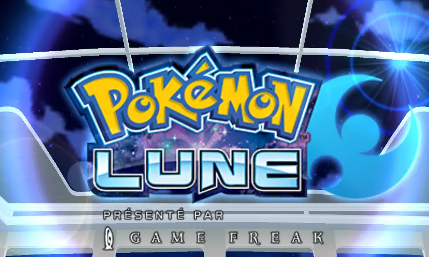 Ecran Titre Pokemon Lune