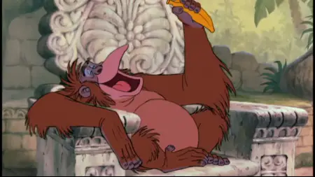 Louie l'orang-outang du Livre de la Jungle adapté par Disney