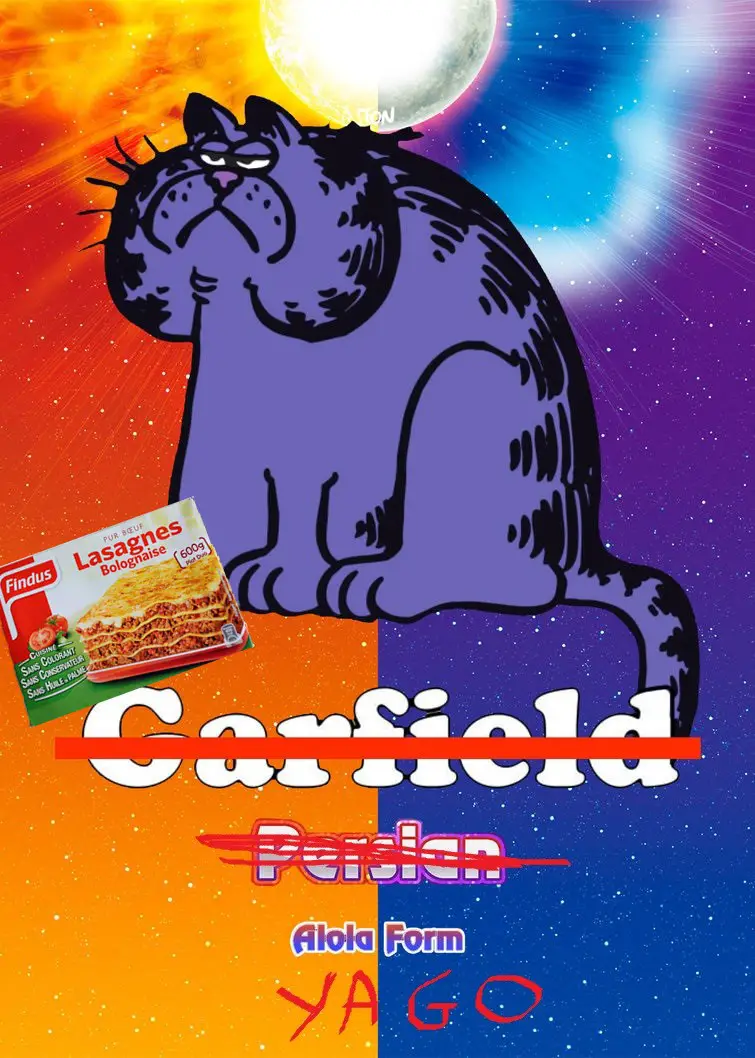 Garfield Persian Alola Lasagnes