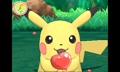 Pikachu qui mange une Poké Fève