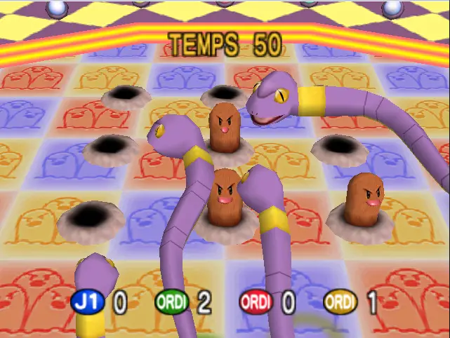 Les mini-jeux du Club Junior dans Pokemon Stadium