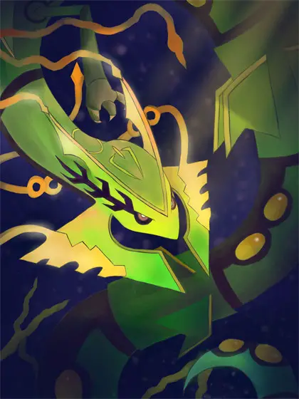 Art de Méga-Rayquaza